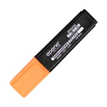 Marcador Fluorescente Epene EP10-0122 Laranja Cx.12