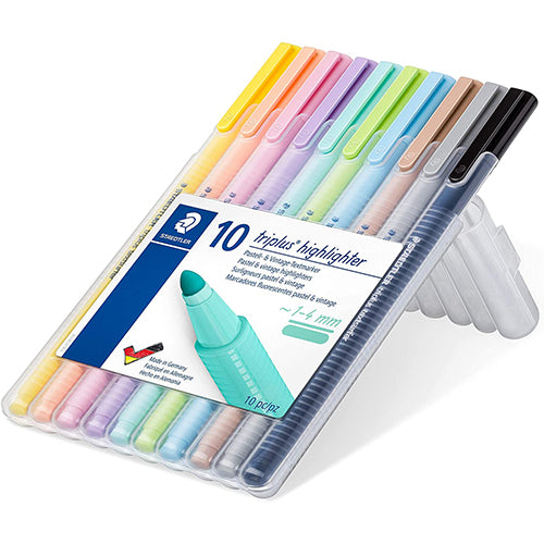 Marcadores Fluoresc Staedtler Pastel & Vintage 362  Emb.10