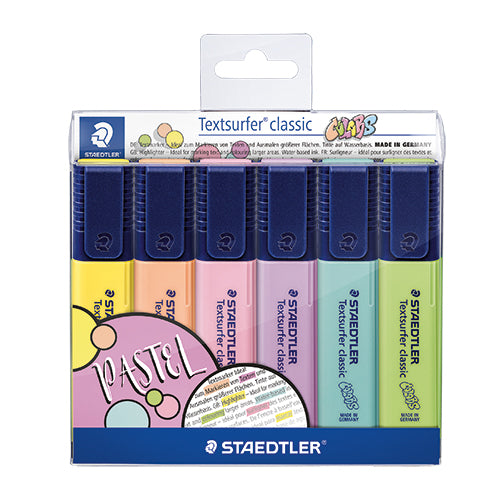 Marcadores Fluorescentes Staedtler Pastel & Vintage