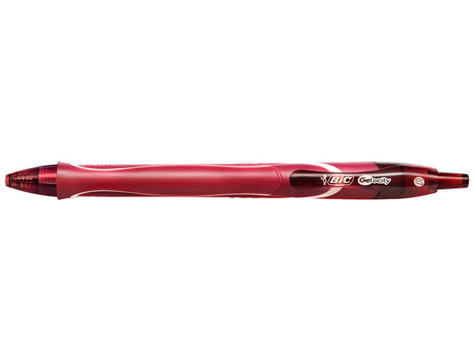 Esferográfica Bic Gelocity Retrátil 0,7mm Vermelho Cx.12