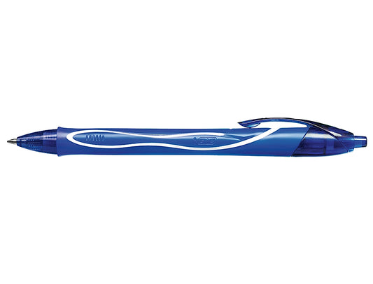 Esferográfica Bic Gelocity Retrátil 0,7mm Azul Cx.12