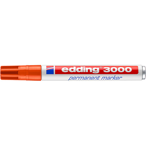 Marcador Permanente Edding 3000 Laranja