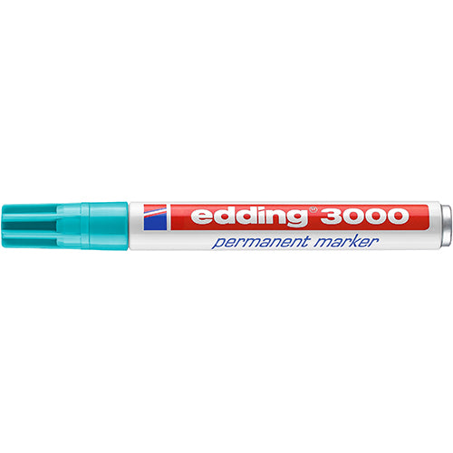 Marcador Permanente Edding 3000 Turquesa