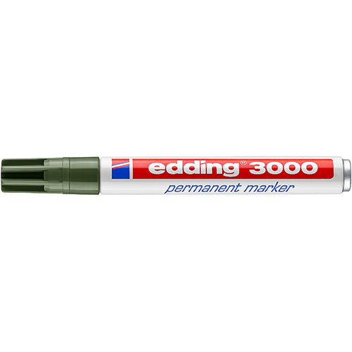 Marcador Permanente Edding 3000 Verde Oliva