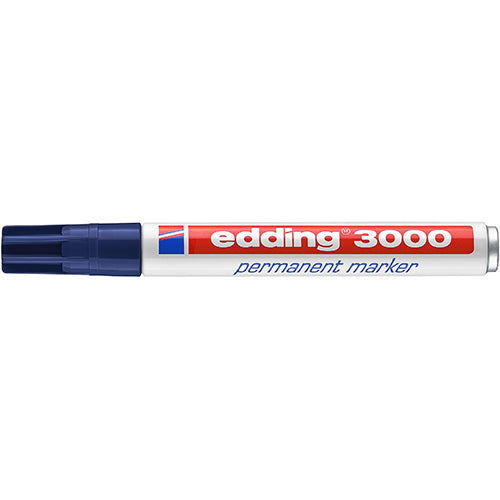 Marcador Permanente Edding 3000 Azul Escuro