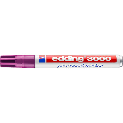 Marcador Permanente Edding 3000 Magenta