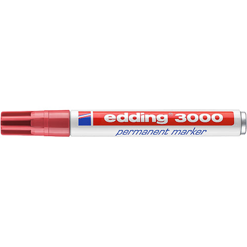 Marcador Permanente Edding 3000 Rosa Carmim