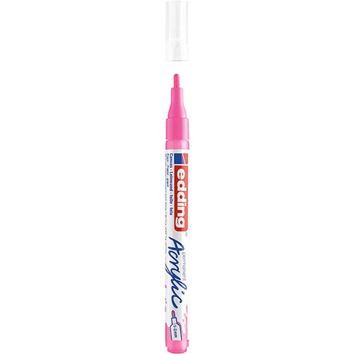 Marcador Acrílico Edding Fine 5300 Rosa Fluorescente 069