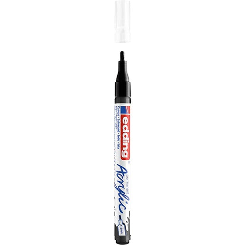 Marcador Acrílico Edding Fine 5300 Preto 901