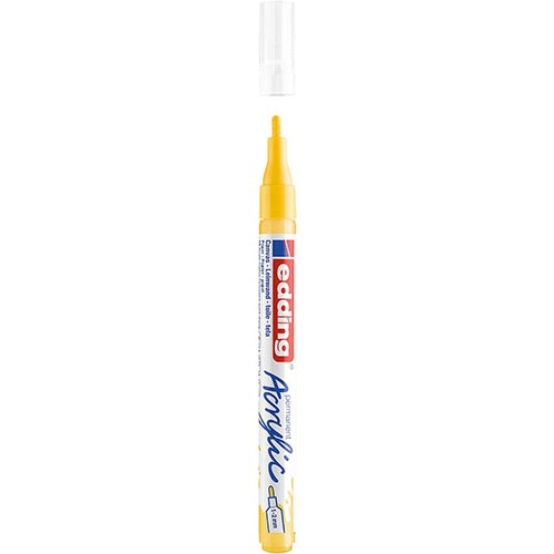 Marcador Acrílico Edding Fine 5300 Amarelo Tráfego 905