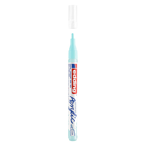 Marcador Acrílico Edding Fine 5300 Azul Pastel 916