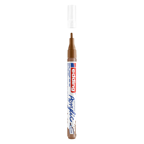 Marcador Acrílico Edding Fine 5300 Castanho Avelã 919