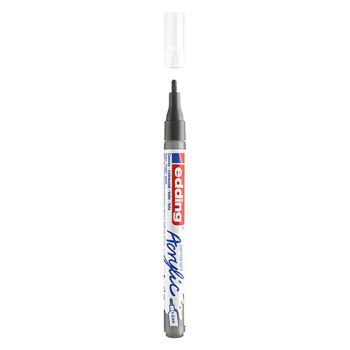 Marcador Acrílico Edding Fine 5300 Cinza Antracite 926