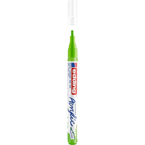 Marcador Acrílico Edding Fine 5300 Verde Amarelado 927