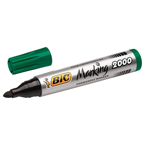 Marcador Permanente Bic Marking 2000 Verde