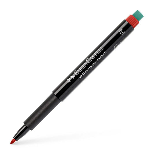 Marcador Faber-Castell OHP Multimark M Vermelho
