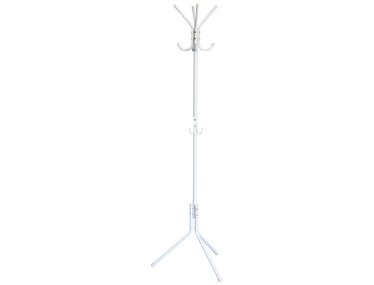 Bengaleiro Metalico Branco 8 suportes 173x51 cm