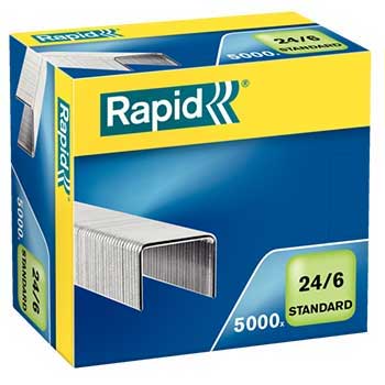 Agrafes Rapid 24/6 Pack 2 Cx.5000