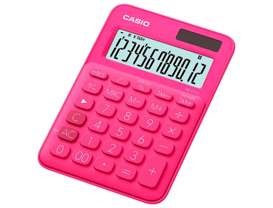 Calculadora Casio MS-20UC-RD Rosa