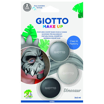 Pintura Facial Giotto Dinossauro 3 Cores