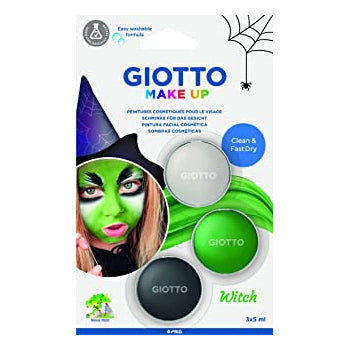 Pintura Facial Giotto Bruxa 3 Cores