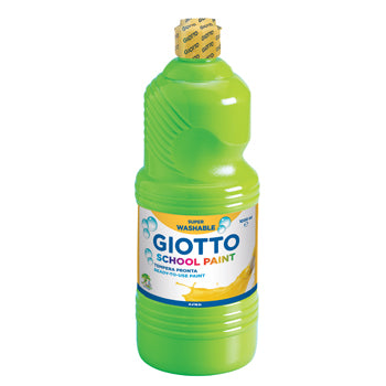 Guache Líquido Verde Giotto Escolar 1L