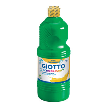 Boião Guache 1lt Giotto Escolar Verde Escuro