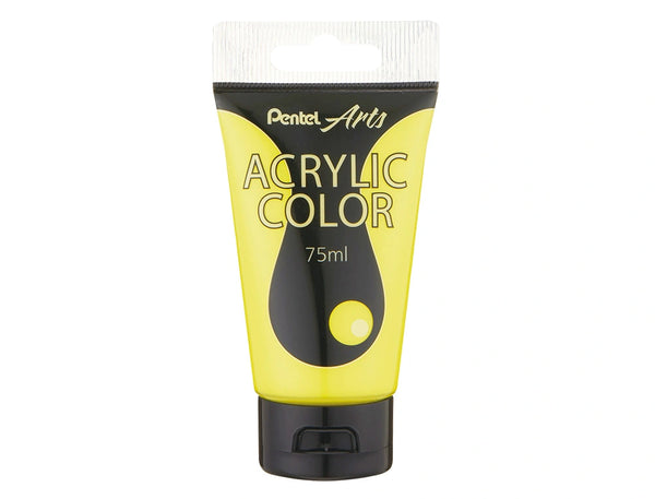 Tinta Acrílica Pentel 75ml Amarelo Limão
