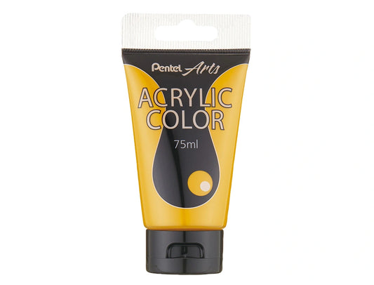 Tinta Acrílica Pentel 75ml Amarelo Acastanhado