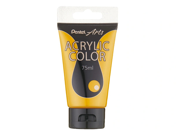 Tinta Acrílica Pentel 75ml Amarelo Acastanhado