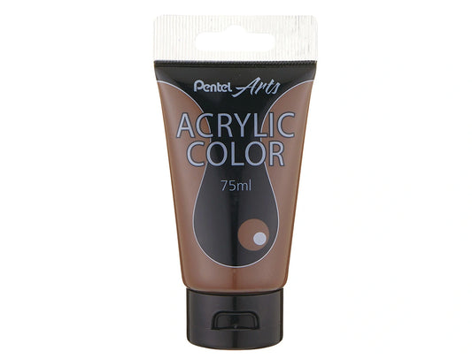 Tinta Acrílica Pentel 75ml Castanho