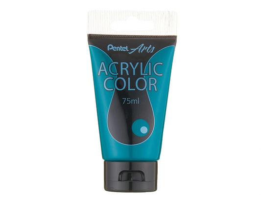 Tinta Acrílica Pentel 75ml Azul Esverdeado