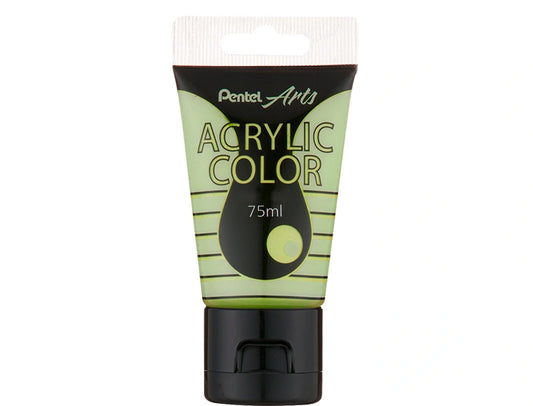 Tinta Acrílica Pentel 75ml Amarelo Fluorescente