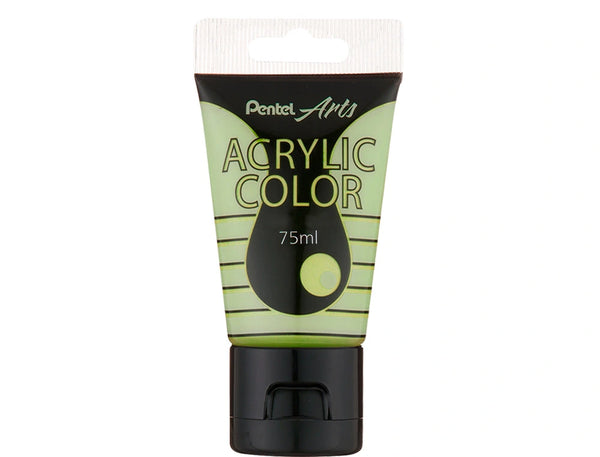 Tinta Acrílica Pentel 75ml Amarelo Fluorescente