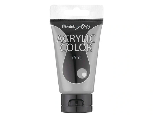 Tinta Acrílica Pentel 75ml Prateado