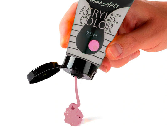 Tinta Acrílica Pentel 75ml Pérola Iridescente Vermelho