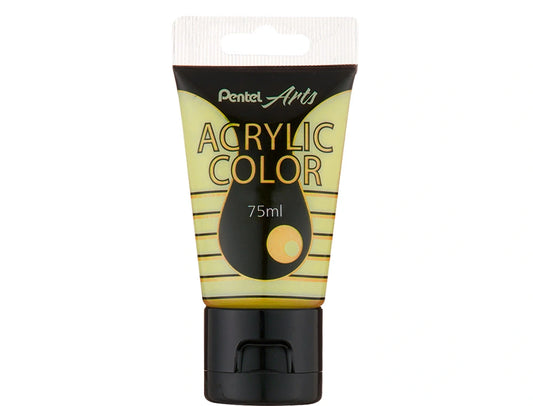 Tinta Acrílica Pentel 75ml Amarelo Metálico