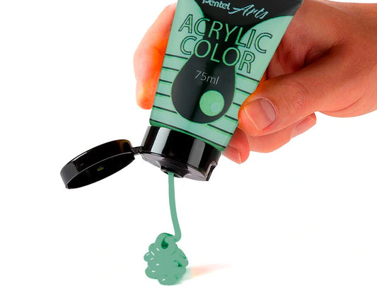 Tinta Acrílica Pentel 75ml Esverdeado Metálico