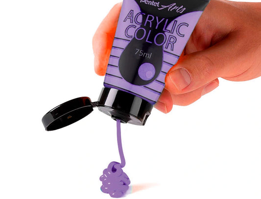 Tinta Acrílica Pentel 75ml Lilás Metálico