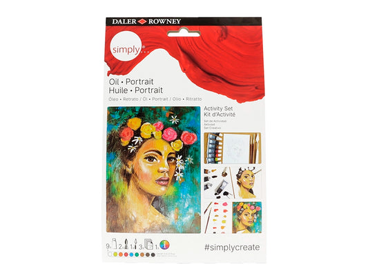 Conjunto de Pintura Óleo Daler Rowney Simply Activity.