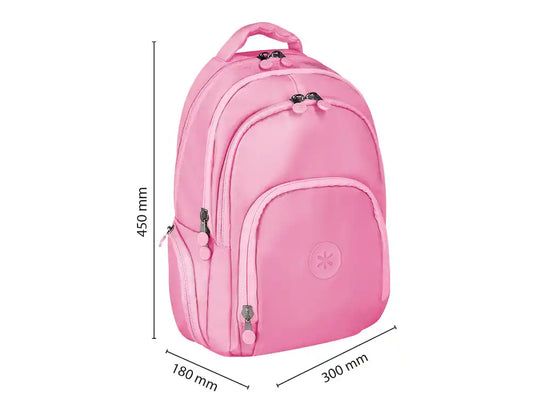 Mochila Antartik Multibolso 19L Portátil e Tablet Rosa