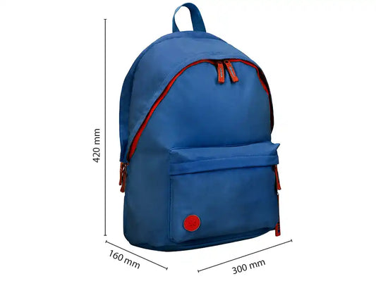 Mochila Antartik Teens 20l Compartimento Portátil Azul