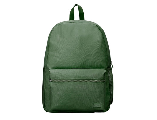 Mochila Escolar Bolso Lateral Elastico Verde