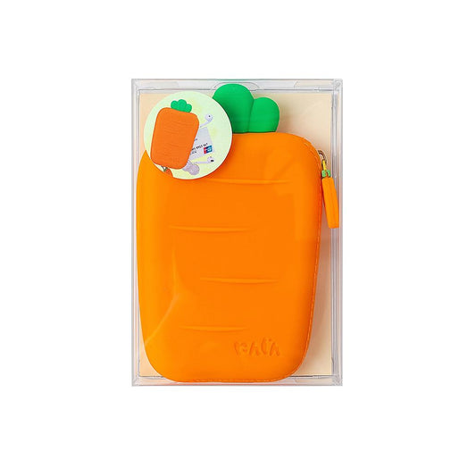 Porta Moedas Silicone Cenoura