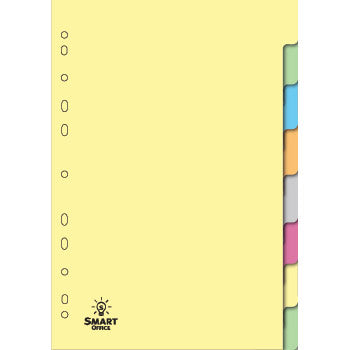 Separador Cartolina A4 180 Grs com 8 posições