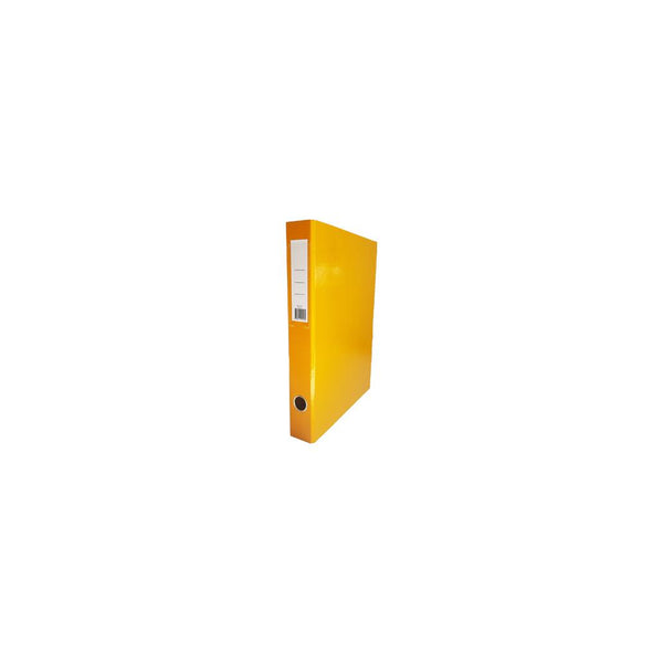 Pasta Arquivo L/E 2 Argolas 320x290x40mm Amarelo Pack 10