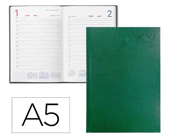 Agenda 2027 Diária Corfu A5 Verde
