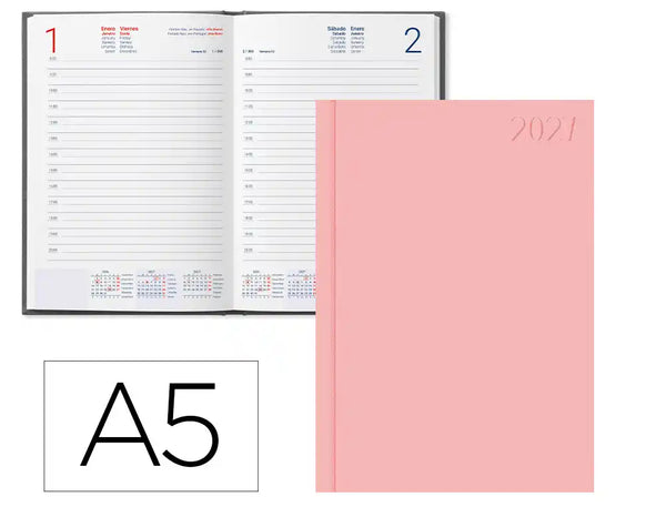 Agenda 2027 Diária Corfu A5 Rosa