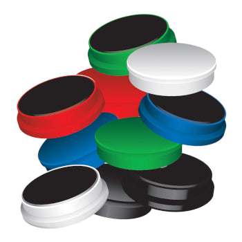 Magnetos 25mm Cores Sortidas Pack 10un