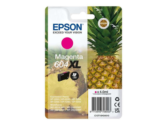 Tinteiro original Magenta Epson 604XL - C13T10H34010